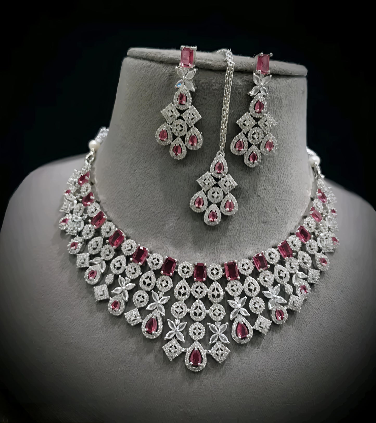 Royal green ad necklace Set (⭐⭐⭐⭐⭐)