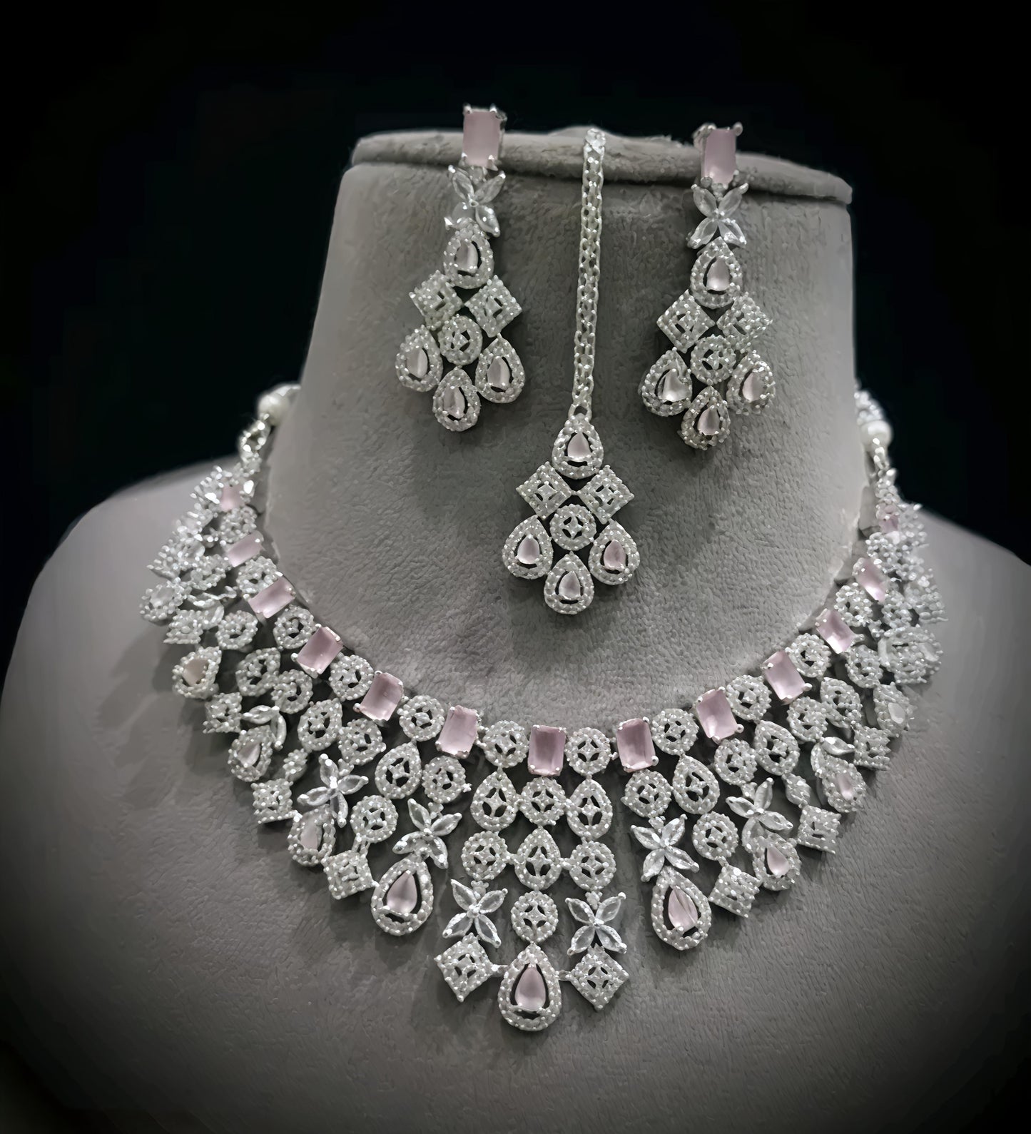 Royal green ad necklace Set (⭐⭐⭐⭐⭐)