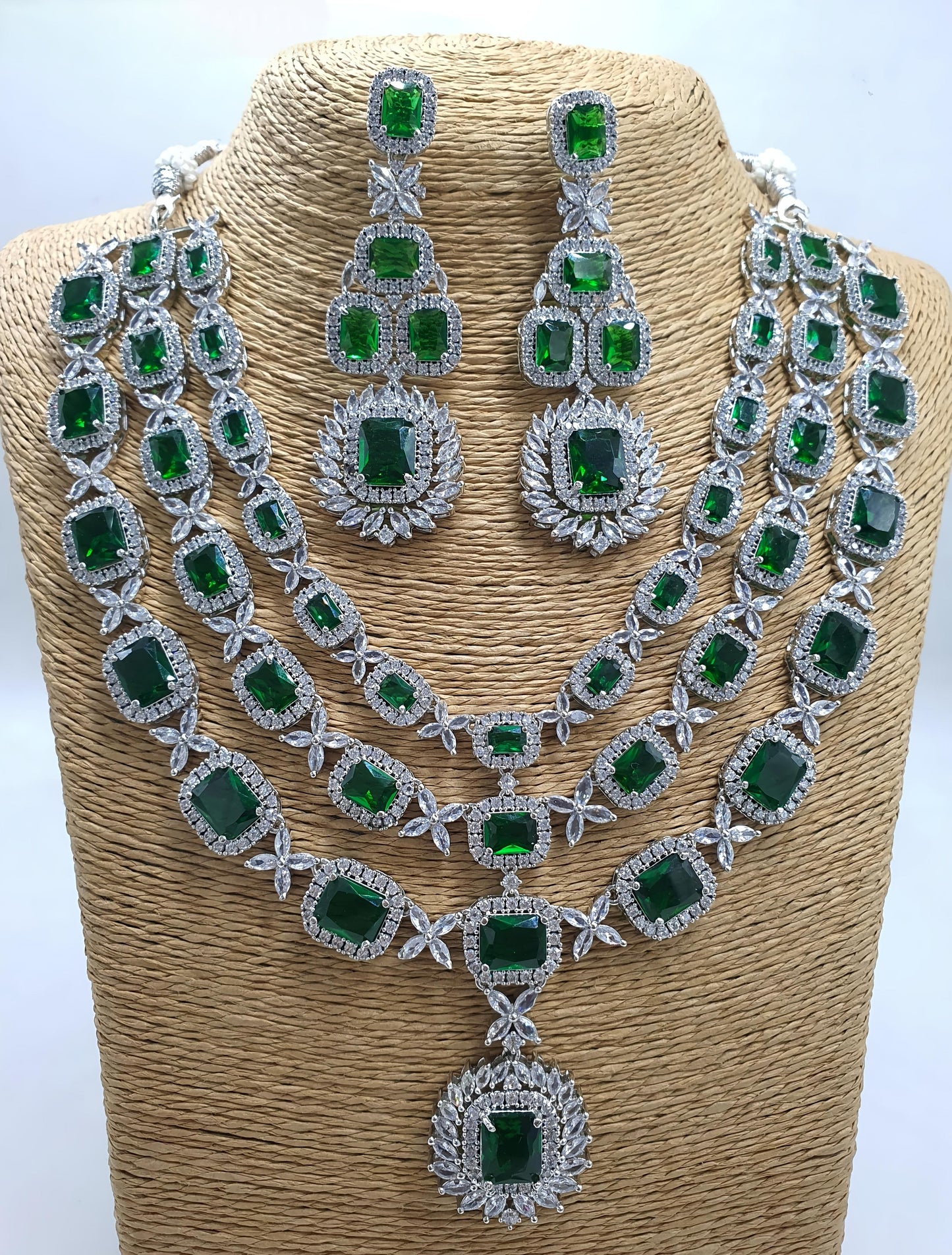 3-Layer ad necklace set (⭐⭐⭐⭐⭐)