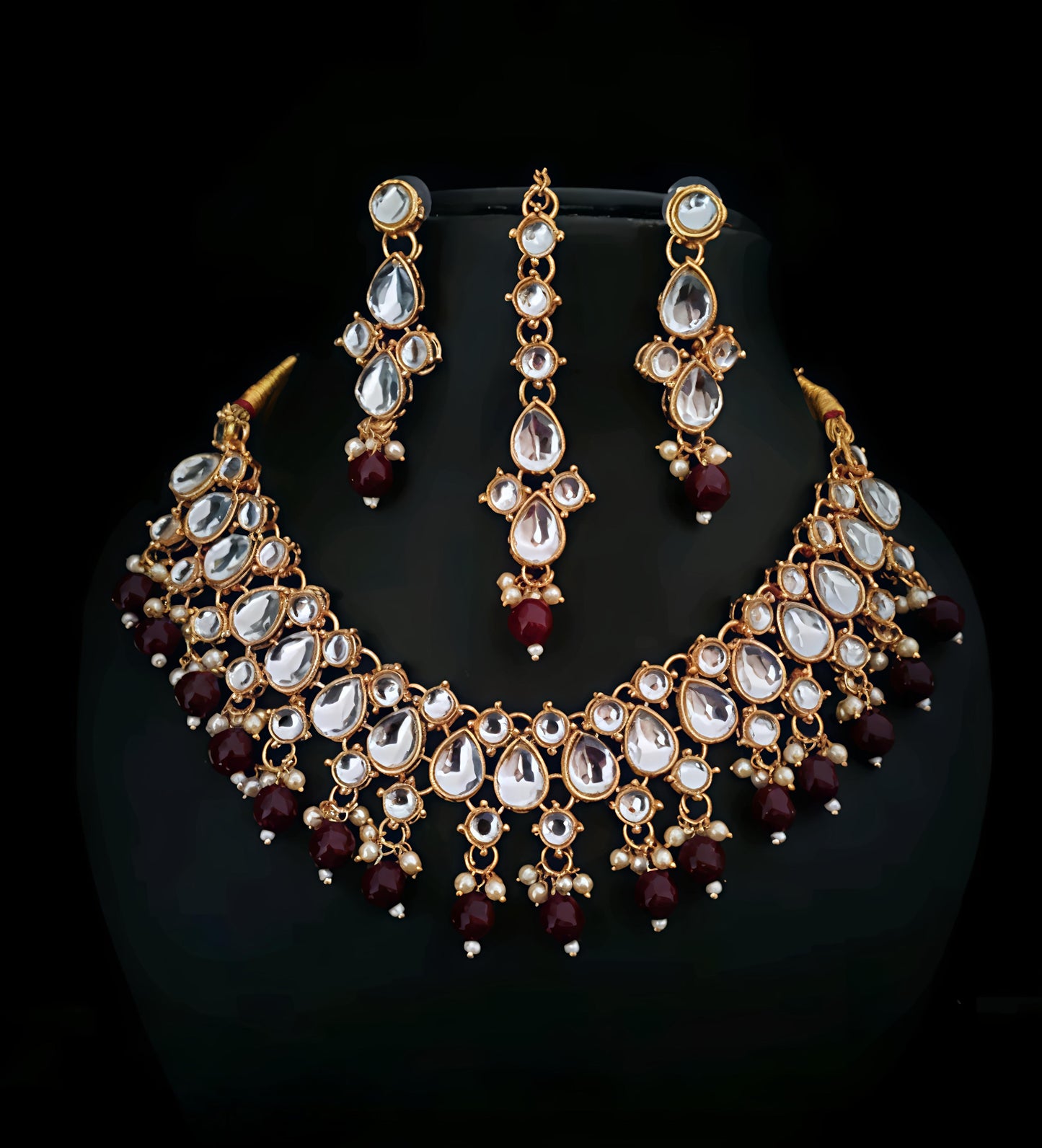 Beautiful kundan necklace set (⭐⭐⭐⭐⭐)