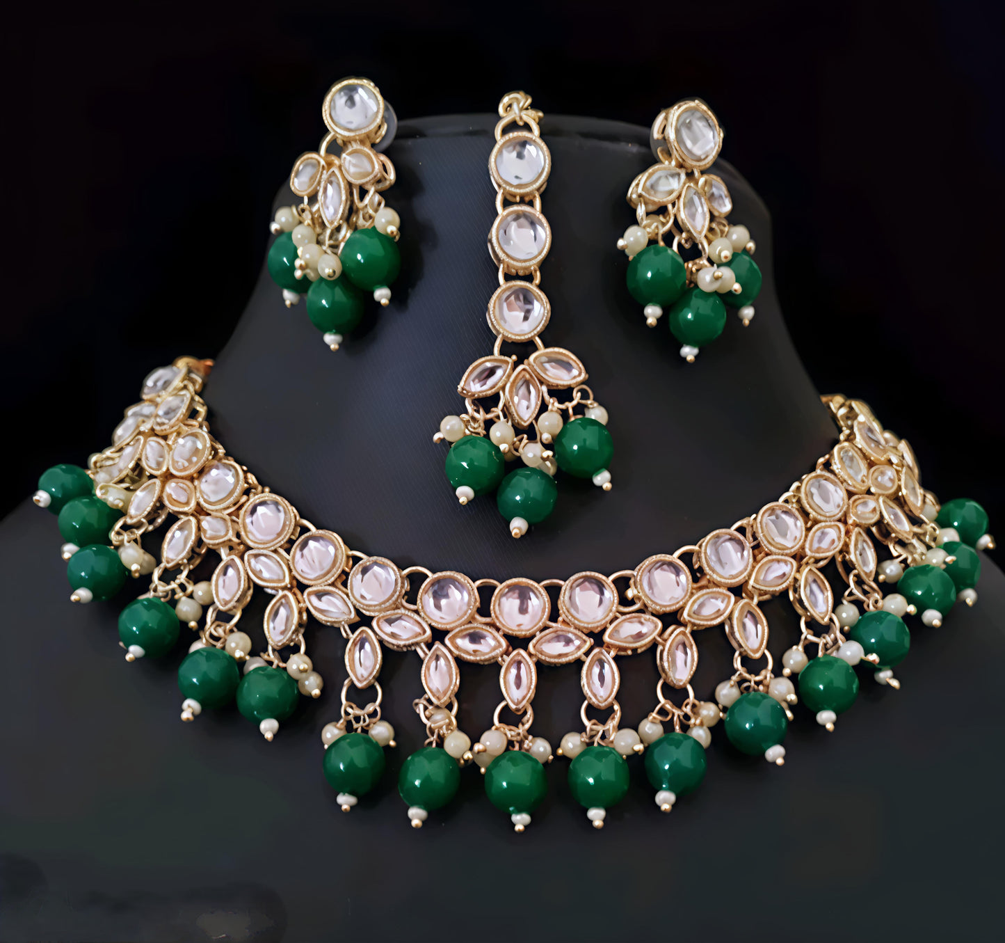 Beautiful kundan necklace set (⭐⭐⭐⭐⭐)