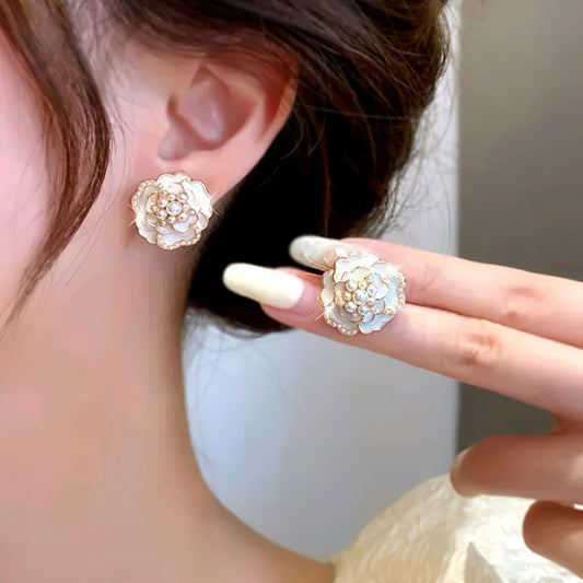 Beautiful korean flower earrings (⭐⭐⭐⭐⭐)