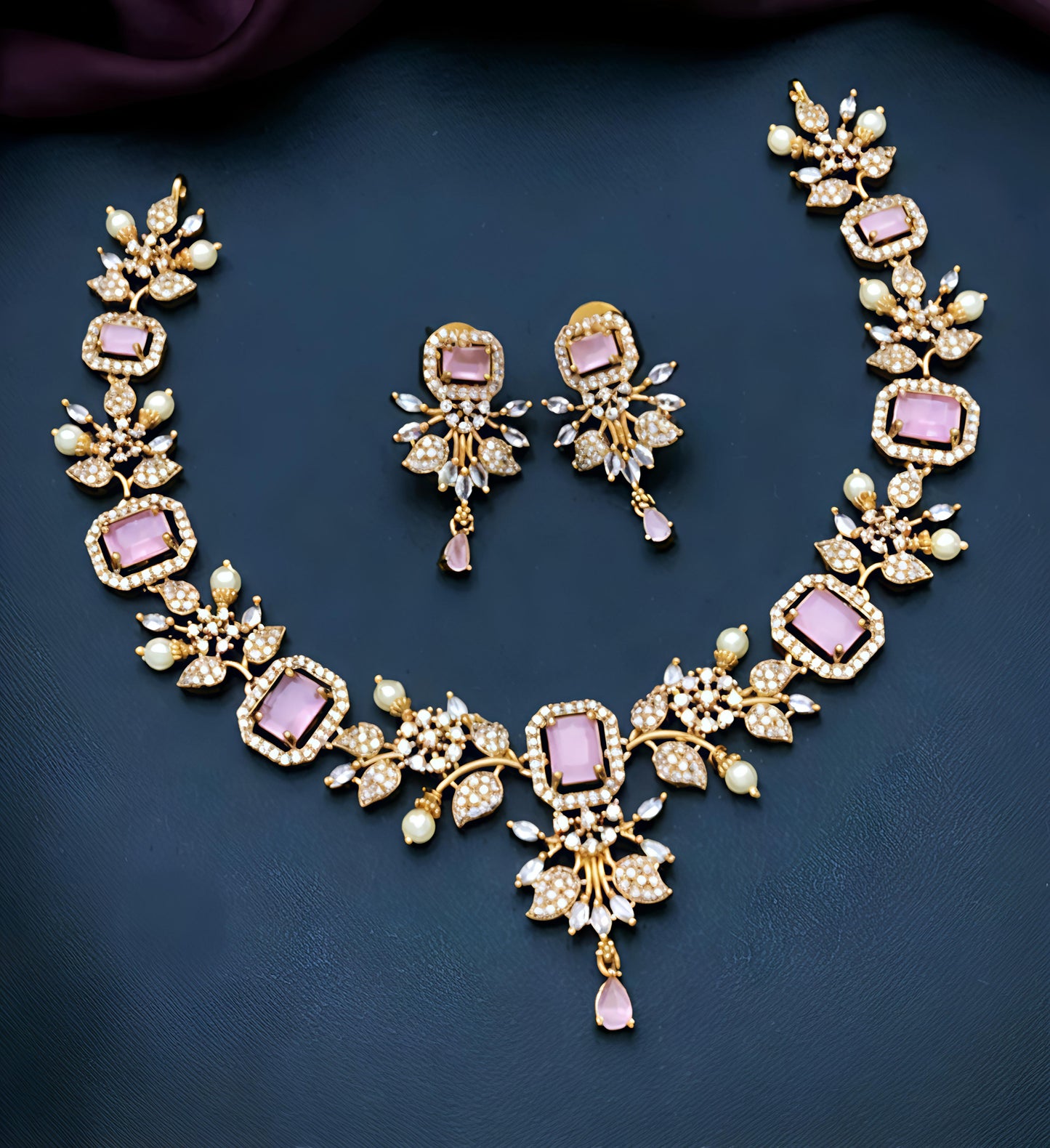 Multi colour ad necklace set (⭐⭐⭐⭐⭐)