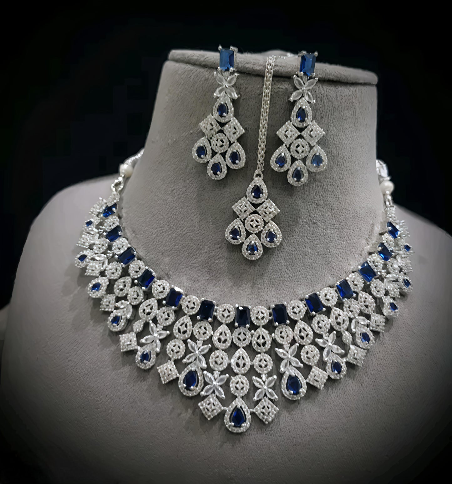 Royal green ad necklace Set (⭐⭐⭐⭐⭐)