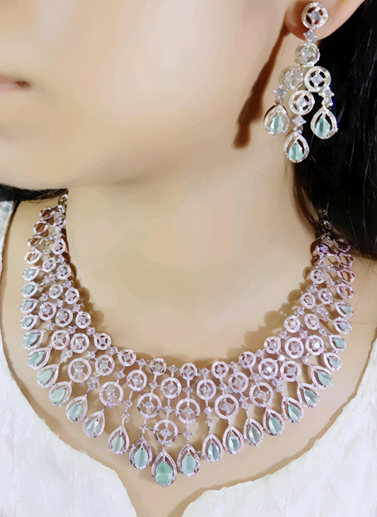 Multicolour ad chokar set (⭐⭐⭐⭐⭐)