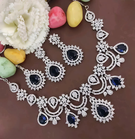 Blue ad necklace set (⭐⭐⭐⭐⭐)
