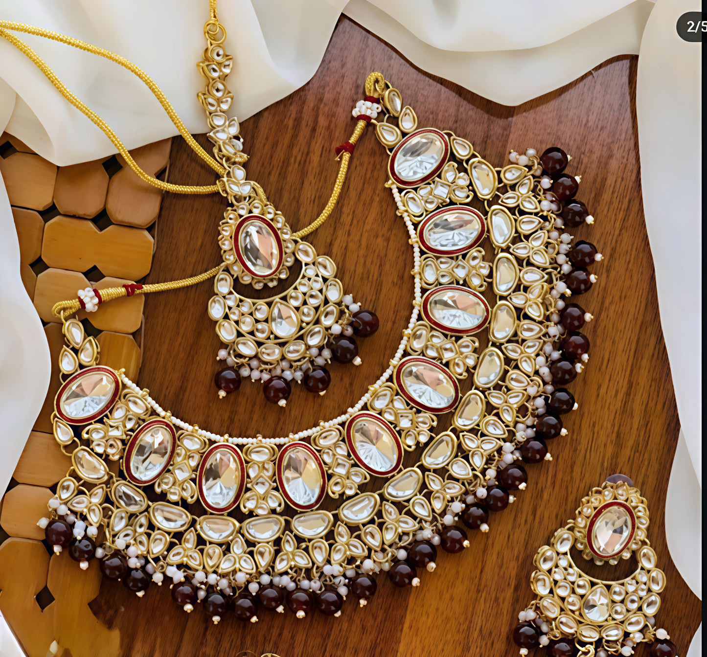 Maharani polki set (⭐⭐⭐⭐⭐)