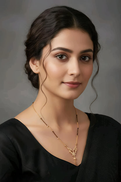 Stunning floral design mangalsutra (⭐⭐⭐⭐⭐)