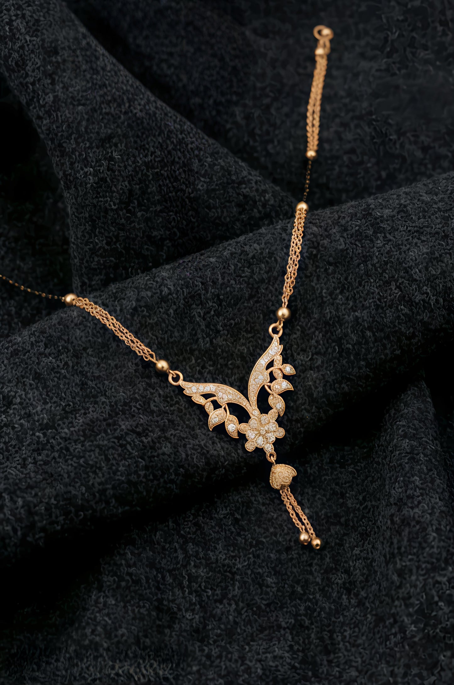 Stunning floral design mangalsutra (⭐⭐⭐⭐⭐)