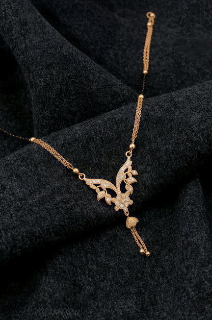 Stunning floral design mangalsutra (⭐⭐⭐⭐⭐)